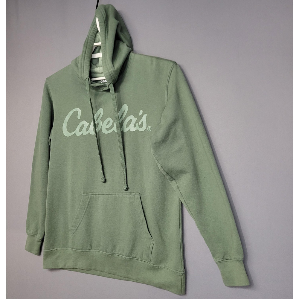 Cabela's Hoodie Mens Medium Pullover Sweatshirt Kangaroo Pocket Outdoor Rustic